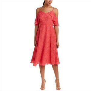 CeCe by Cynthia Steffe Cold Shoulder Floral Dress